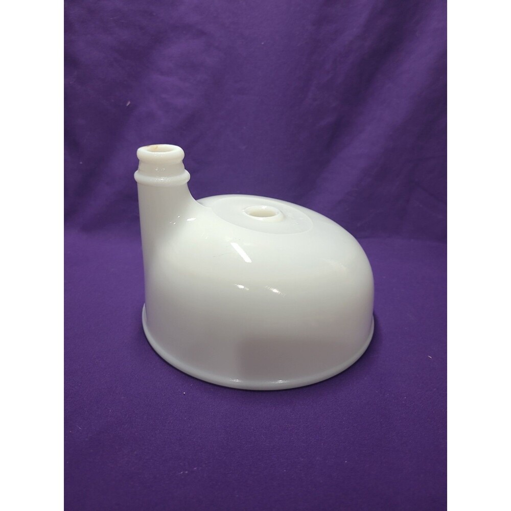 Vintage Sunbeam Mixer Mixmaster Juicer Bowl White Milk Glass Attachment